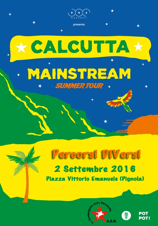 NEW! Calcutta in concerto il 2 settembre 2016
