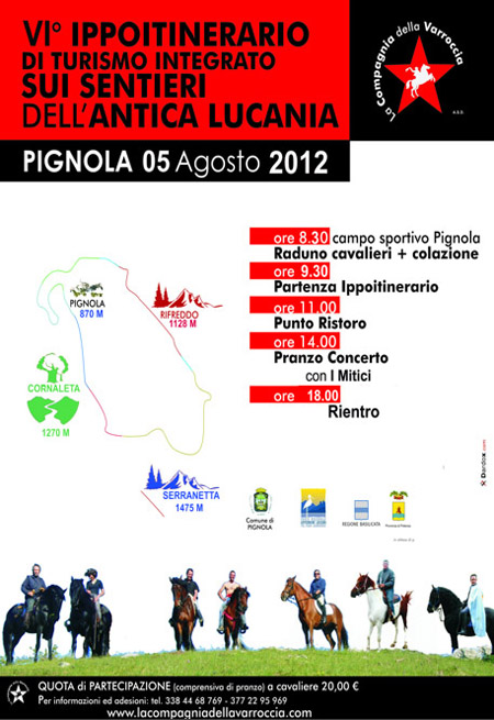 VI Ippoitinerario di turismo integrato sui sentieri della Lucania